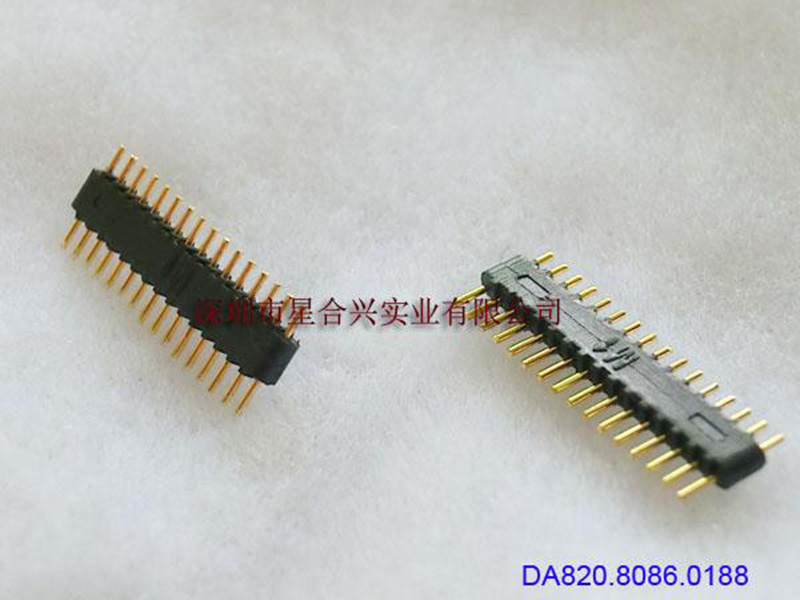 0.86mm - 0.3x4.8mm 16PIN排针