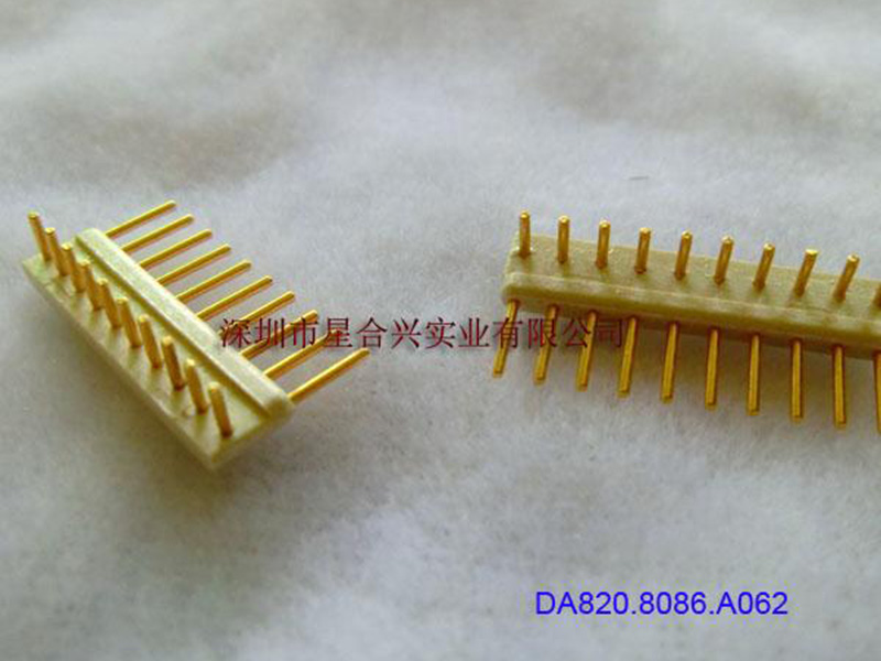 1.78mm - 10PIN 0.51mm 90度镀金排针