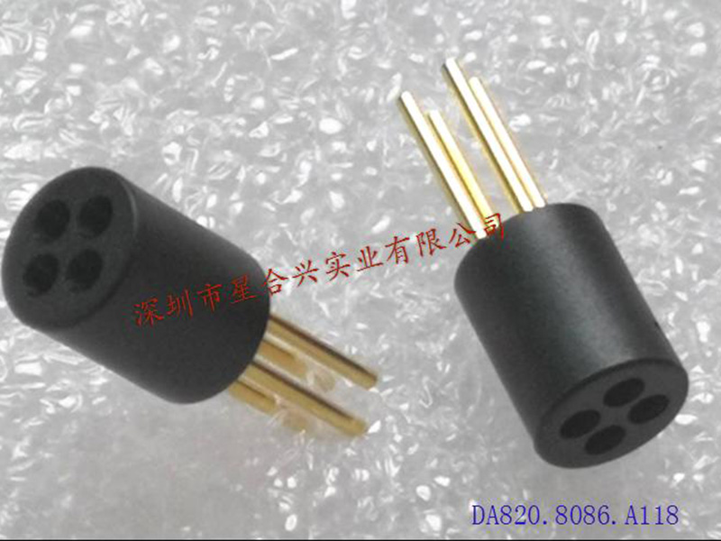 4PIN 圆管测试座(2.54)