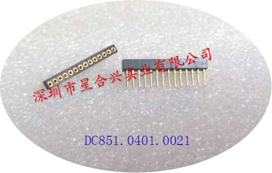 1.778 14P镀金排针 管脚OD 0.52mm