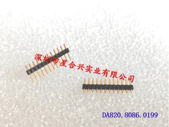 0.46X6MM  12PIN镀金排针
