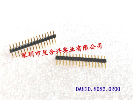 0.46X6MM   16PIN排针（金针）